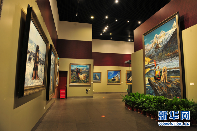 “中國夢·故鄉(xiāng)情—林躍油畫主題展”在廣安舉行(圖3)