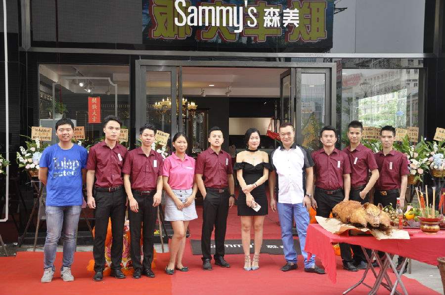 森美廚柜龍江專賣店展廳盛裝開業(圖4)