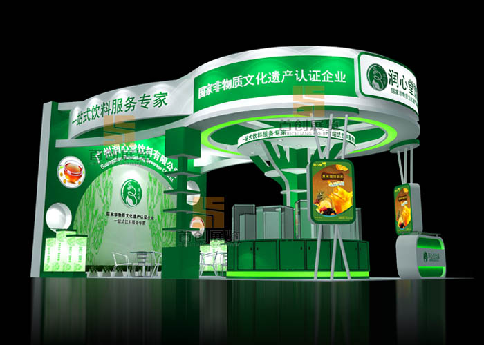 潤(rùn)心堂  展位設(shè)計(jì)(圖1)